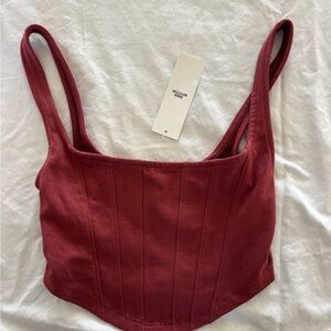 Urban Outfitters Corset-Style Crop Top